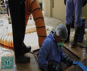 معالجة تسربات الخزانات